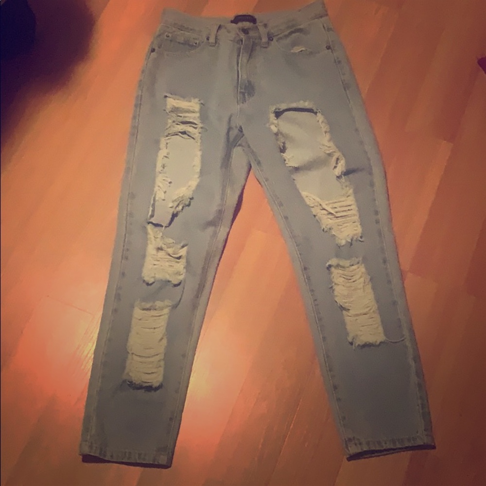 Rosebullet Ripped Mom Jeans
